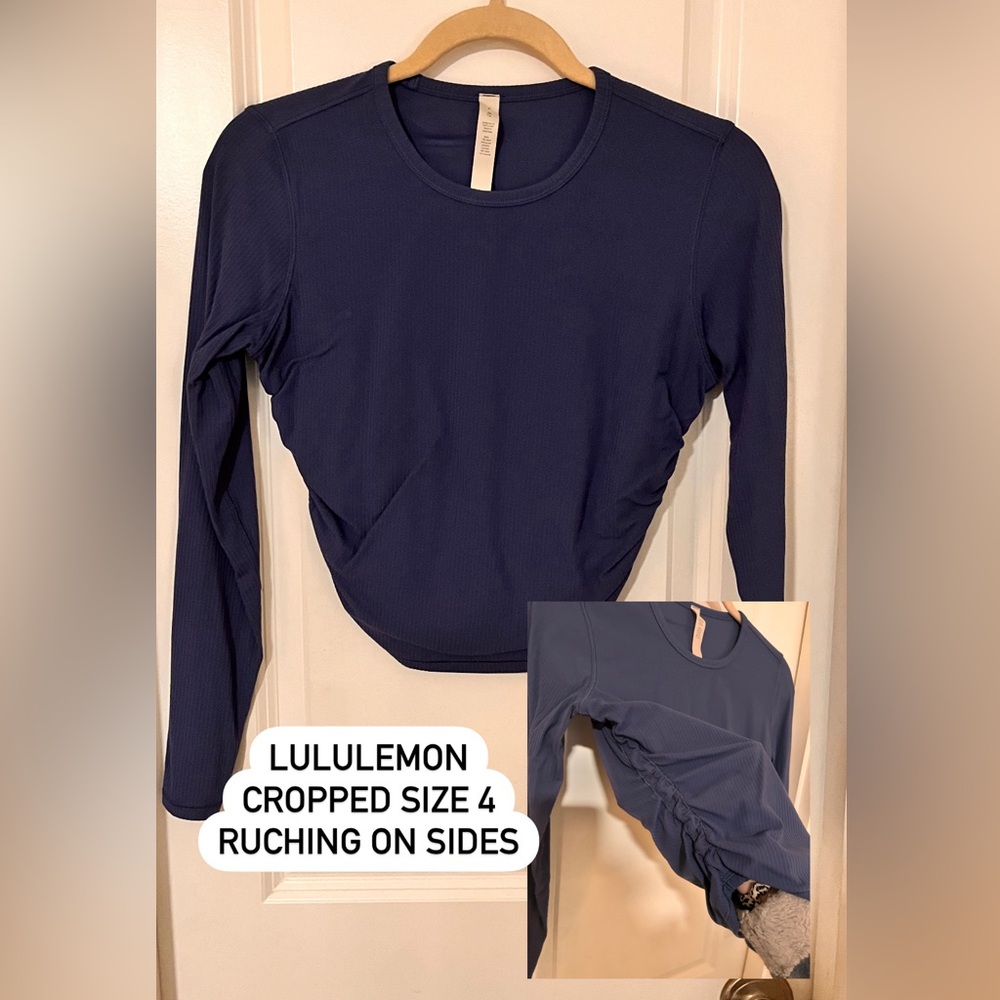 lululemon athletica Navy Long Sleeve Top